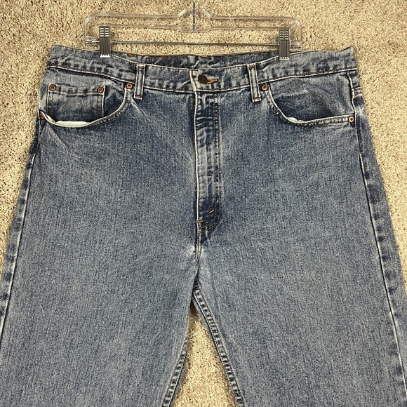 Vintage Levis 505 Jeans Mens 40x34 Blue Denim Straight‎ Leg USA Made 90s